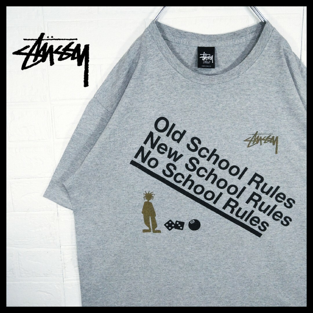 STUSSY(ステューシー)の【STUSSY】シャドーマン 　コラージュロゴ　Tシャツ メンズのトップス(Tシャツ/カットソー(半袖/袖なし))の商品写真