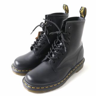 ドクターマーチン(Dr.Martens)の【ドンドン見直し】未使用品★Dr. Martens ドクターマーチン 10072 8ホール レースアップ レザー ブーツ ブラック UK4 レディース タグ付き(ブーツ)