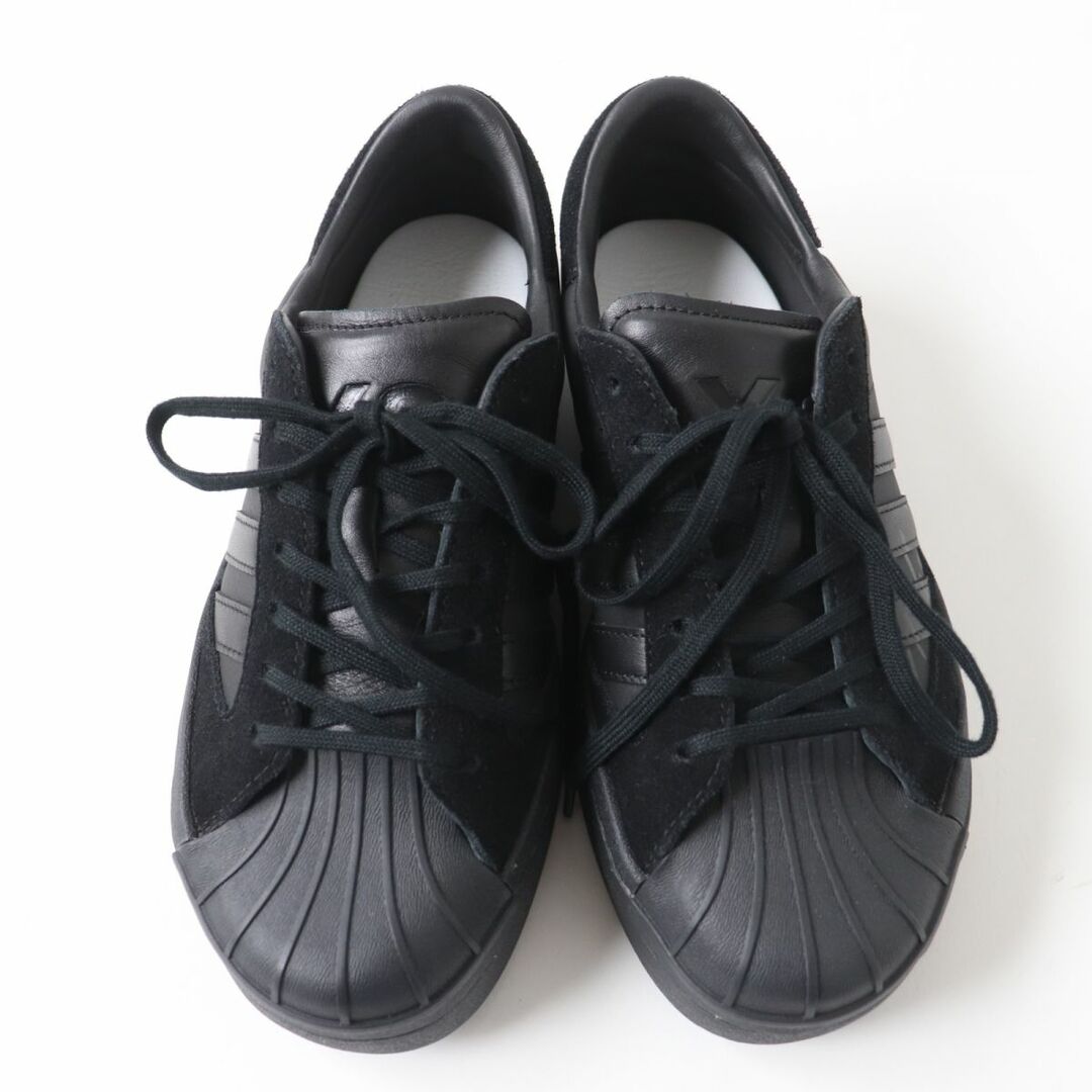 Y-3(ワイスリー)の【ドンドン見直し】極美品★Y-3 ワイスリー アディダス×ヨウジヤマモト EH2268 YOHJI STAR ロゴ入り レザー スニーカー 黒 23.5 箱・袋付 レディースの靴/シューズ(スニーカー)の商品写真