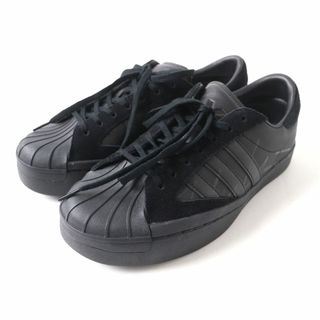 Y-3 - 【ドンドン見直し】極美品★Y-3 ワイスリー アディダス×ヨウジヤマモト EH2268 YOHJI STAR ロゴ入り レザー スニーカー 黒 23.5 箱・袋付