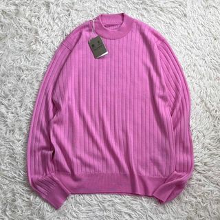 ジョンスメドレー(JOHN SMEDLEY)の【新品未使用】ジョンスメドレー　30G モックネック ニット セーター　23AW(ニット/セーター)