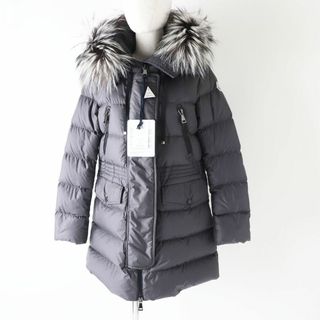 モンクレール(MONCLER)の未使用◎正規品 MONCLER モンクレール 19-20AW APHROTI  アフロティ レディース シルバーフォックス　フード付き ダウンジャケット 灰 0(ダウンジャケット)