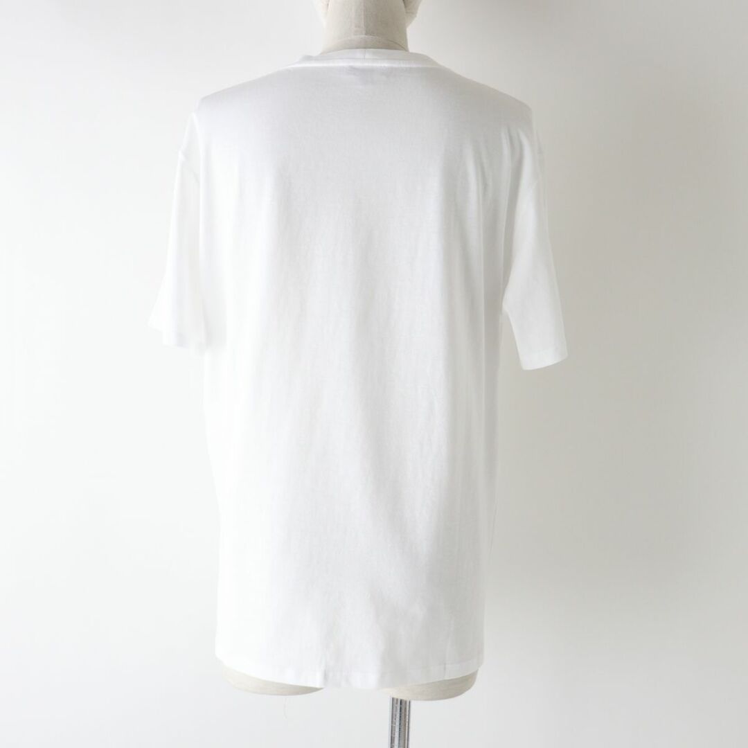 CHANEL(シャネル)の極美品◎伊製 CHANEL シャネル C63126 レディース ココマーク ラインストーン コットン100％ 半袖 Tシャツ ホワイト×マルチ M サンプル品 レディースのトップス(Tシャツ(半袖/袖なし))の商品写真