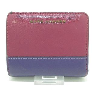 マークジェイコブス(MARC JACOBS)のMARC JACOBS(マークジェイコブス) 2つ折り財布 - パープル レザー(財布)