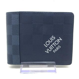 ヴィトン(LOUIS VUITTON) ダミエ 財布(レディース)（ブルー・ネイビー