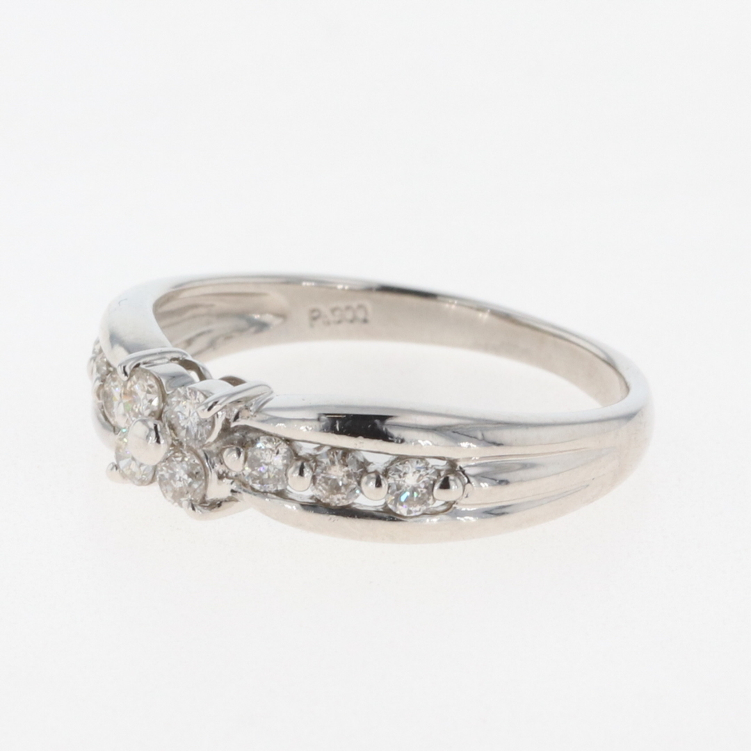 メレダイヤ デザインリング 9.5号 Pt900 【中古】 レディースのアクセサリー(リング(指輪))の商品写真