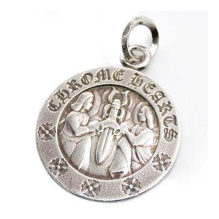 クロムハーツ(Chrome Hearts)のクロムハーツ ラージ エンジェルメダル チャーム V2 SV925 ユニセックス CHROME HEARTS 【中古】 【アパレル・小物】(その他)