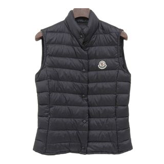 モンクレール(MONCLER)のモンクレール LIANE GILET ダウンベスト 48303 99 53048 レディース ブラック MONCLER 【中古】 【アパレル・小物】(その他)