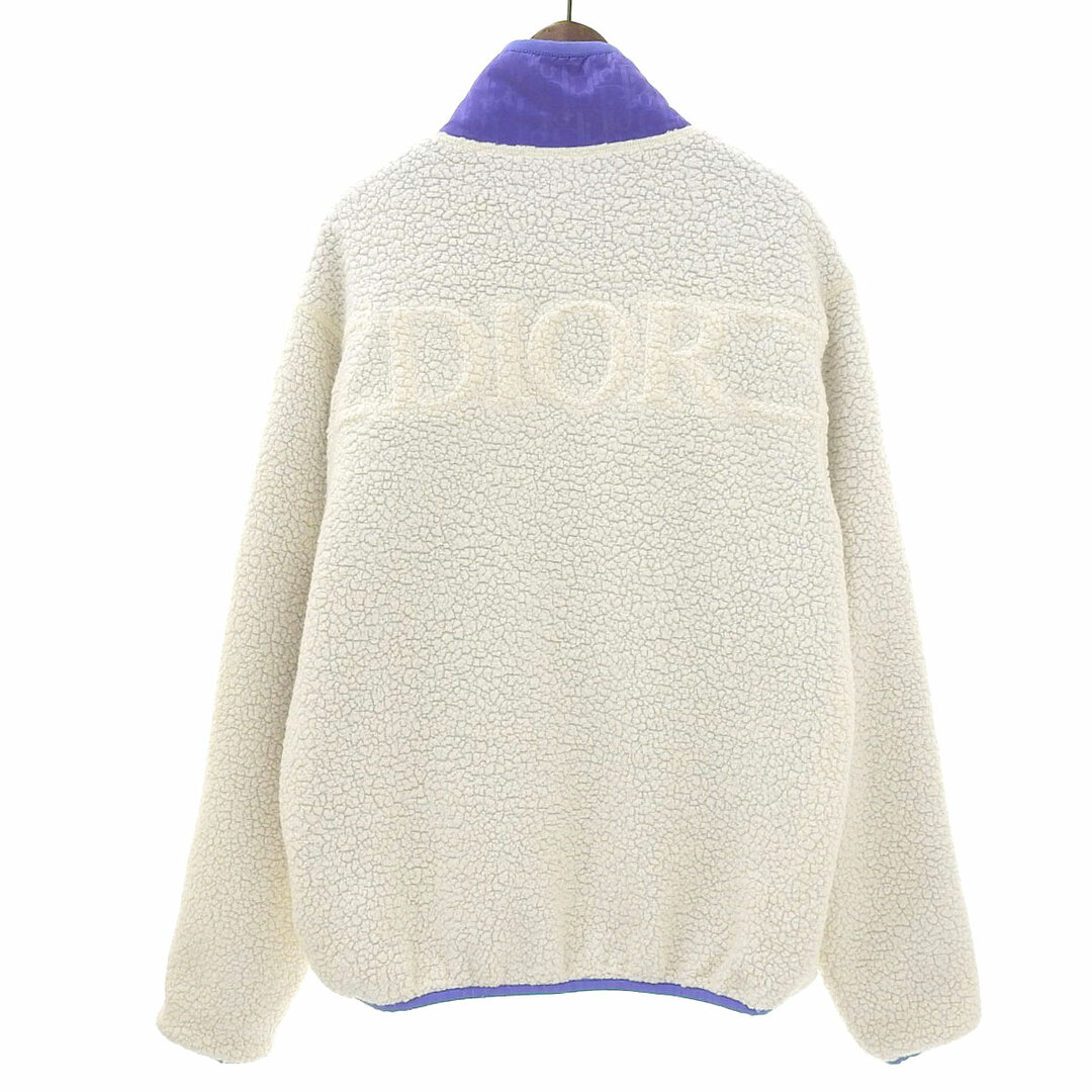 Dior(ディオール)のディオール オブリーク リバーシブル ブルゾン 113J405A0678 メンズ パープル ホワイト Dior 【中古】 【アパレル・小物】 メンズのジャケット/アウター(ブルゾン)の商品写真