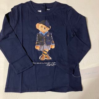 ラルフローレン(Ralph Lauren)の24m90cm  ベア　ロンT 女の子　ラルフローレン(Tシャツ/カットソー)