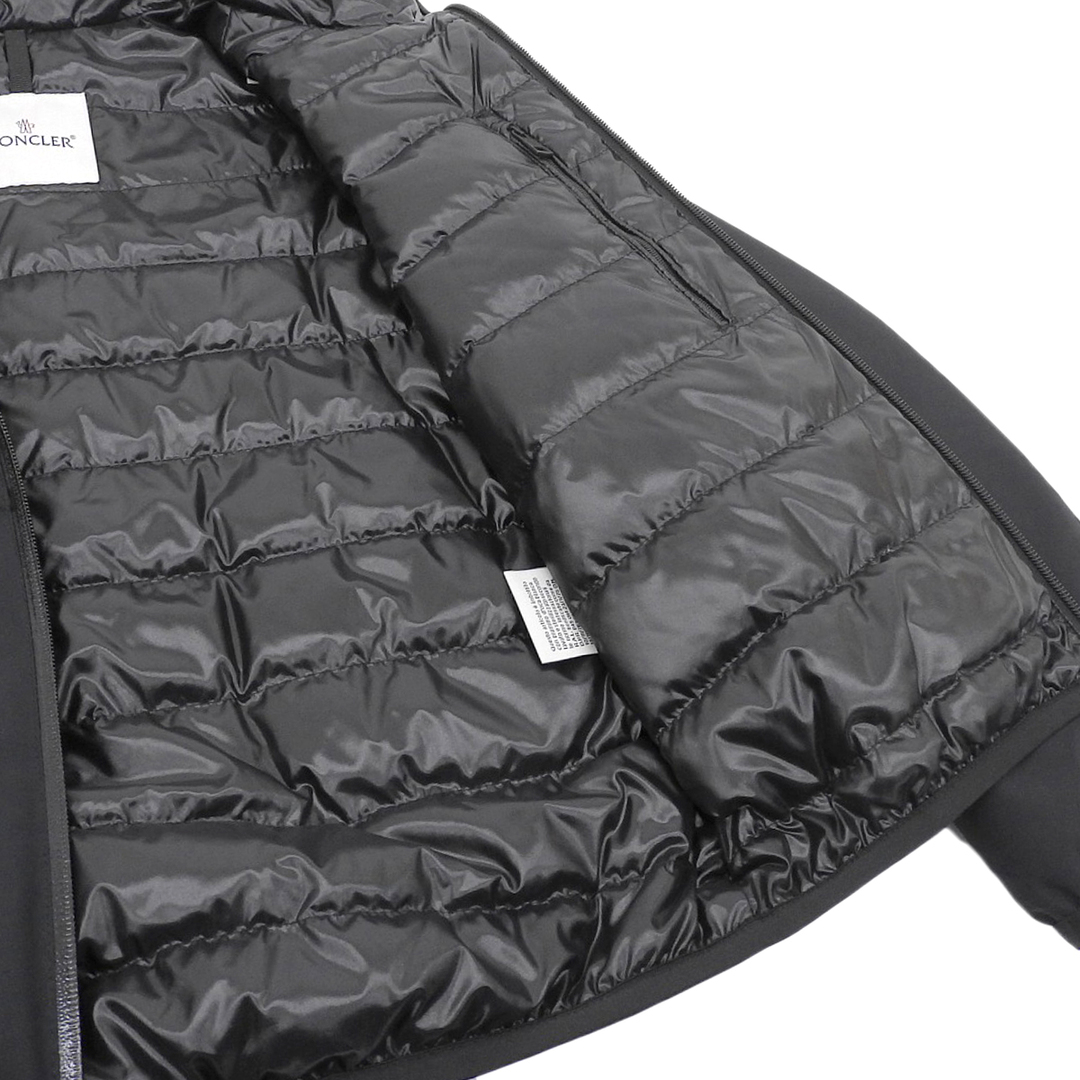 MONCLER(モンクレール)のモンクレール DUPORT GIUBBOTTO ジップアップ ダウンブルゾン 4197505539DK メンズ ブラック MONCLER 【中古】 【アパレル・小物】 レディースのジャケット/アウター(ブルゾン)の商品写真