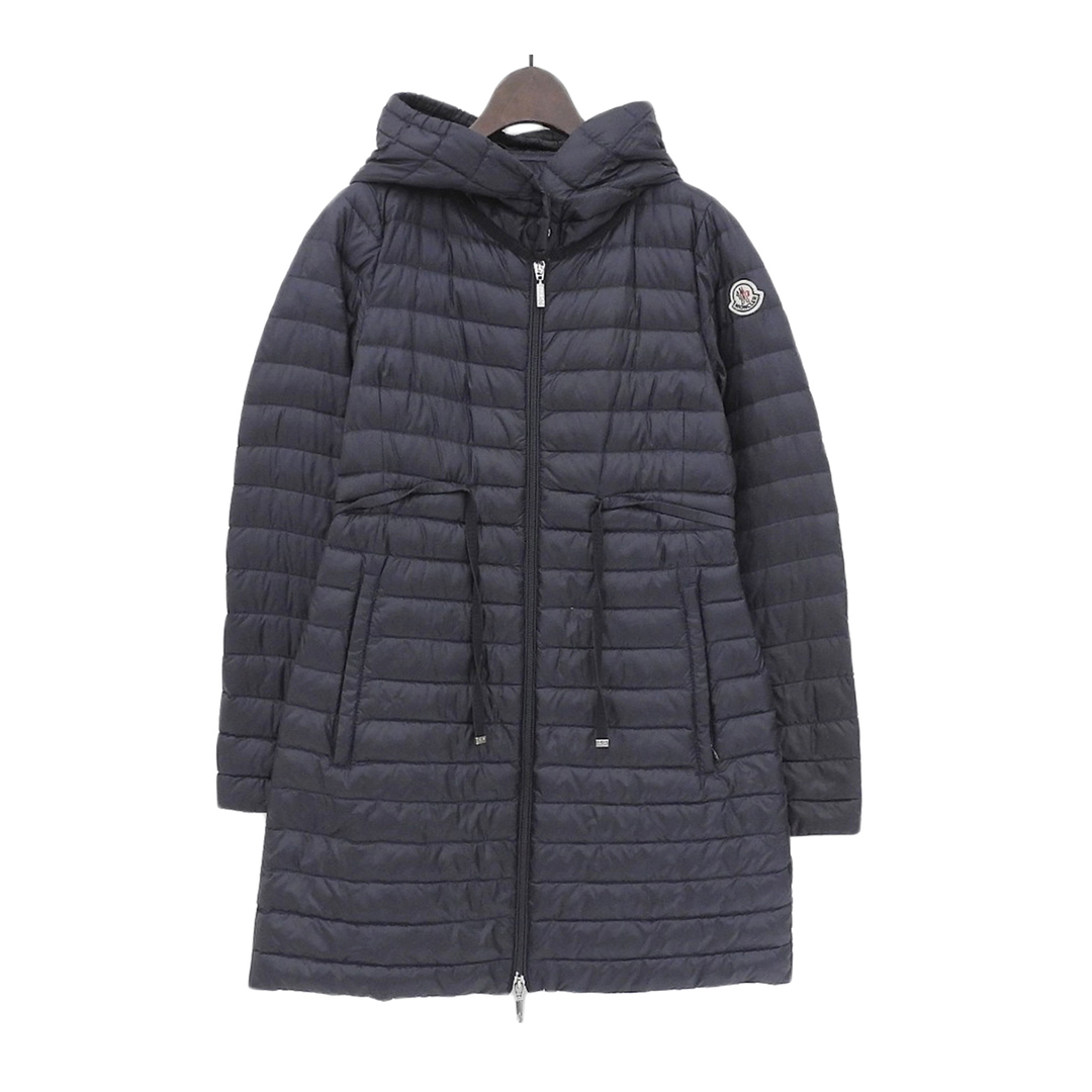 MONCLER(モンクレール)のモンクレール BARBEL GIUBBOTTO スプリング ロング ダウンコート 49312 99 53048 レディース ネイビー MONCLER 【中古】 【アパレル・小物】 レディースのジャケット/アウター(その他)の商品写真