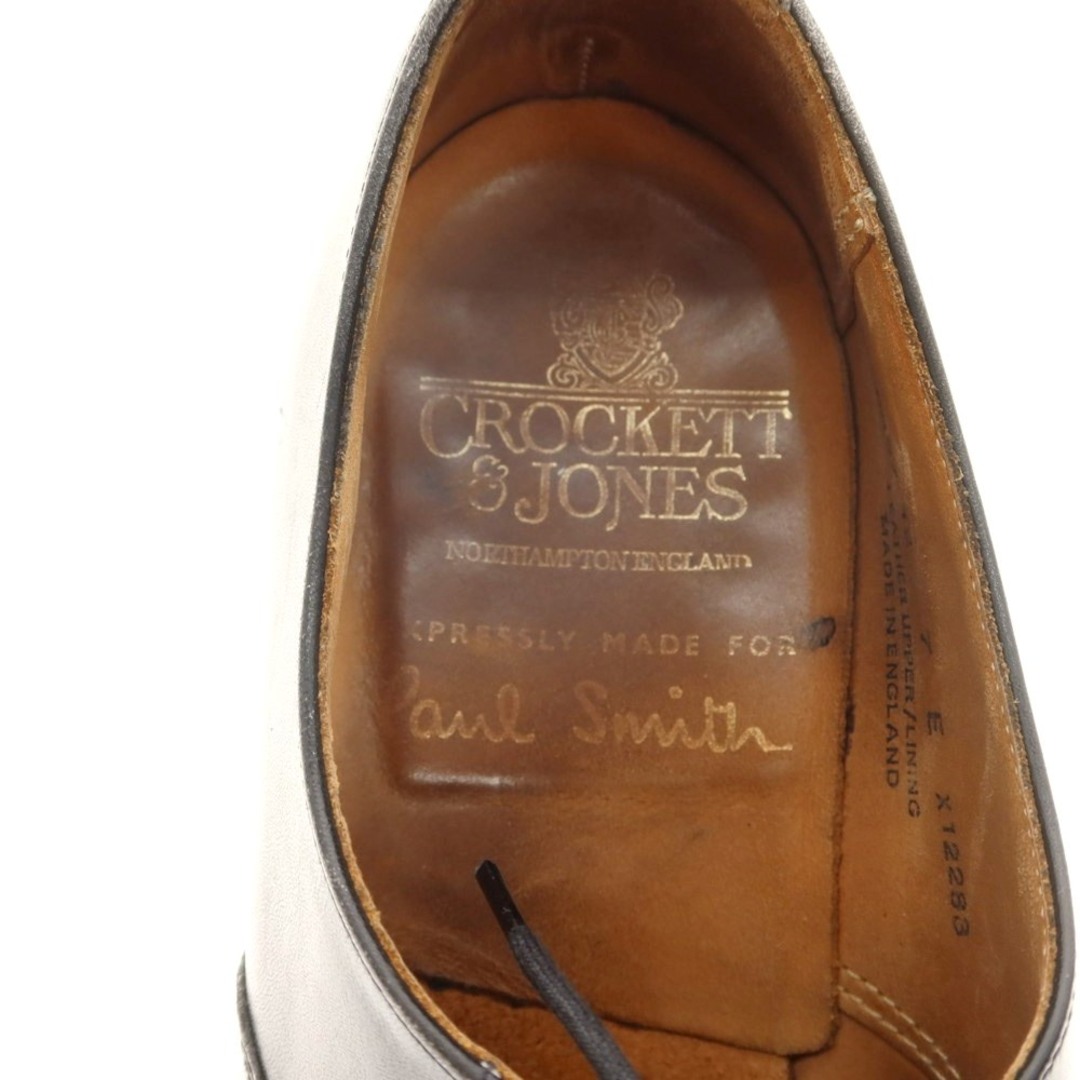 Paul Smith(ポールスミス)の【中古】ポールスミス Paul Smith × Crocket Jones ストレートチップ ドレスシューズ ブラック【サイズ7 E】【メンズ】 メンズの靴/シューズ(ドレス/ビジネス)の商品写真