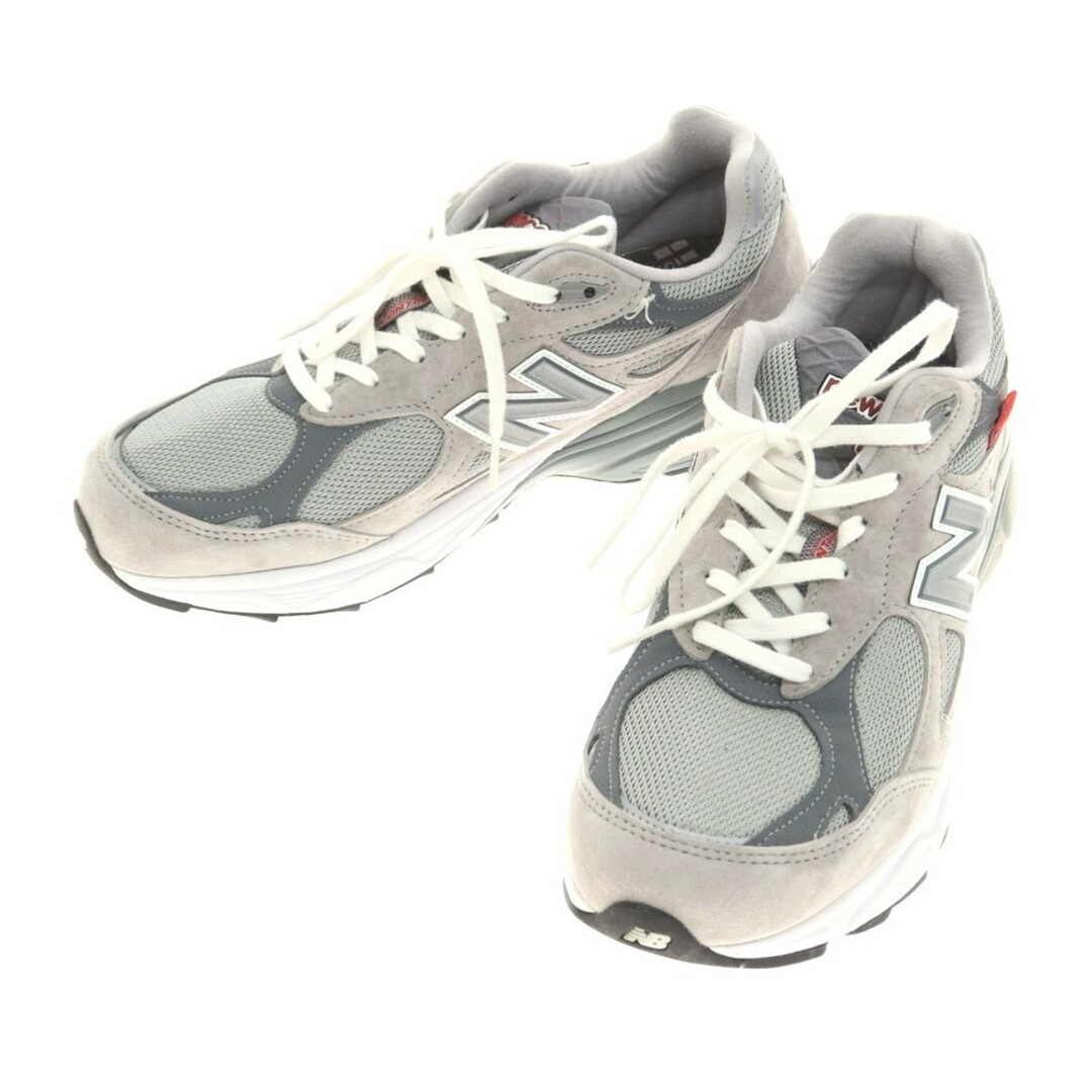 New Balance(ニューバランス)の【中古】ニューバランス NEW BALANCE M990VS3 スニーカー グレー【サイズUS9】【メンズ】 メンズの靴/シューズ(スニーカー)の商品写真