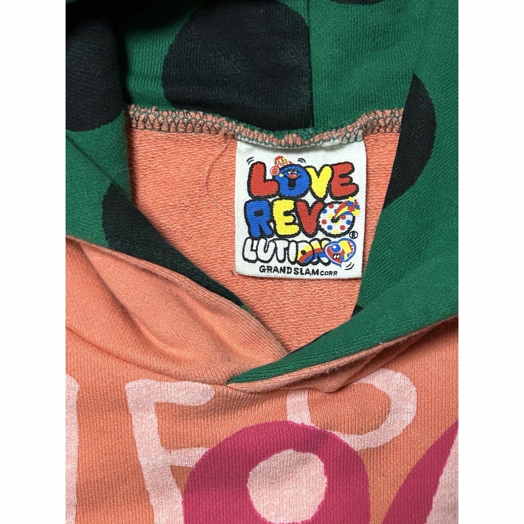 LOVE REVOLUTION(ラブレボリューション)のラブレボ　パーカー　150cm キッズ/ベビー/マタニティのキッズ服女の子用(90cm~)(Tシャツ/カットソー)の商品写真