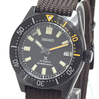 セイコー(SEIKO)のSEIKO セイコー メンズ腕時計 プロスペックス 1965 メカニカルダイバーズ SBDC153 ブラック（黒）文字盤 自動巻き【新品同様】(腕時計(アナログ))
