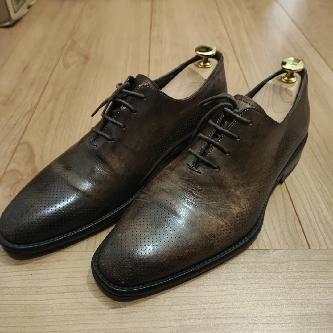 イタリア製 本革 ビジネスシューズ barn ビブラムソール 25.5 メンズの靴/シューズ(ドレス/ビジネス)の商品写真