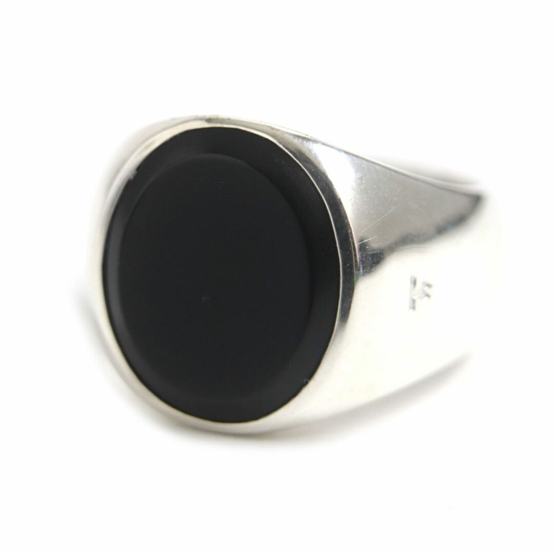 TOM WOOD(トムウッド)の極美品▼TOM WOOD トムウッド SV925×オニキス リング/指輪 シルバー×ブラック 52(12号) メンズ 重量9.8g メンズのアクセサリー(リング(指輪))の商品写真
