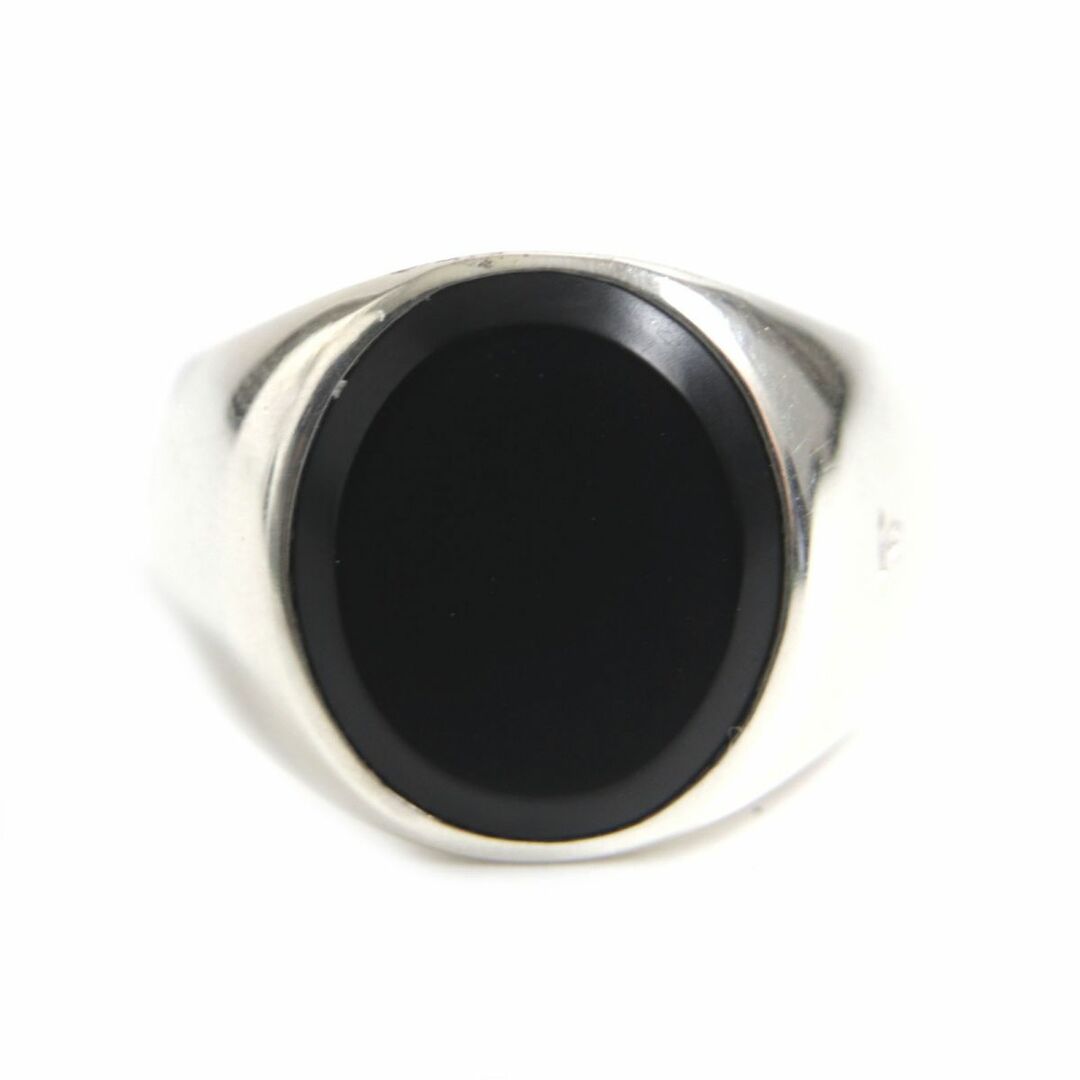 TOM WOOD(トムウッド)の極美品▼TOM WOOD トムウッド SV925×オニキス リング/指輪 シルバー×ブラック 52(12号) メンズ 重量9.8g メンズのアクセサリー(リング(指輪))の商品写真