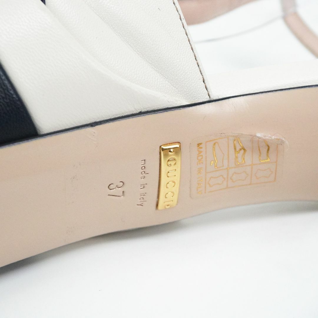 Gucci(グッチ)のレア GUCCI ヒール Spikes T-Strap サイズ37 79A レディースの靴/シューズ(ハイヒール/パンプス)の商品写真
