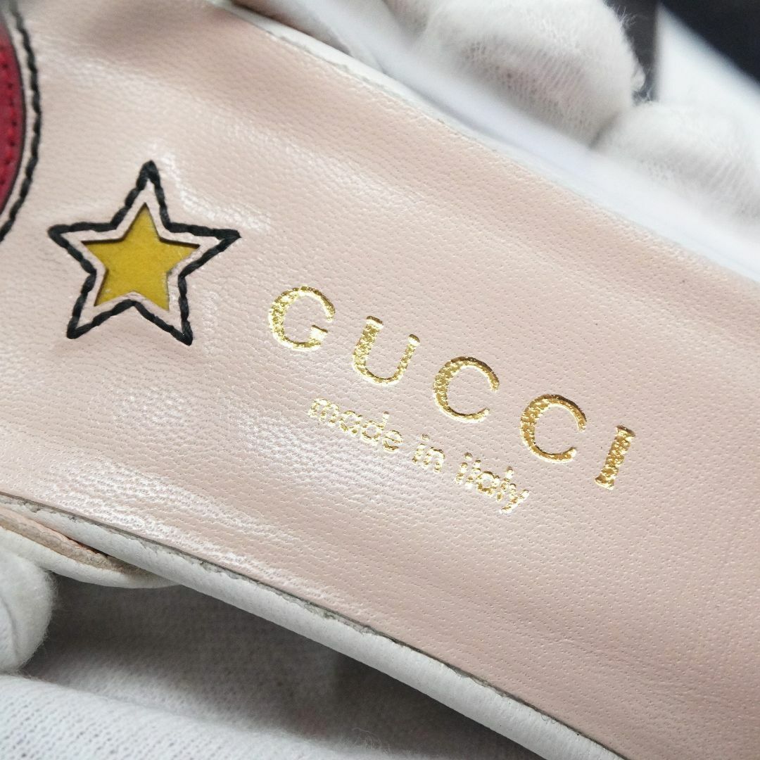 Gucci(グッチ)のレア GUCCI ヒール Spikes T-Strap サイズ37 79A レディースの靴/シューズ(ハイヒール/パンプス)の商品写真