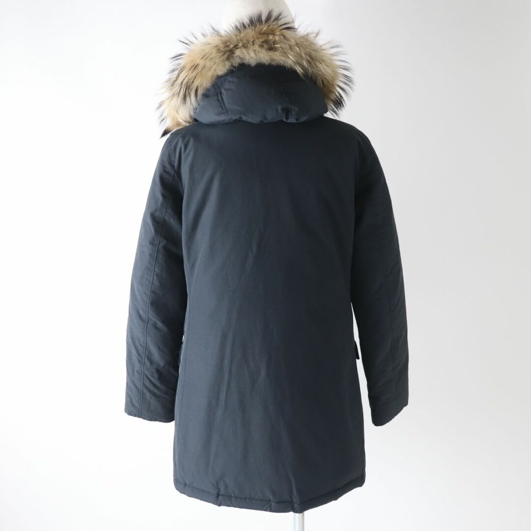 WOOLRICH(ウールリッチ)の美品★正規品 WOOLRICH ウールリッチ 1502250 ARCTIC PARKA 60/40 アークティックパーカ ファー・フード付 ダウンコート ネイビー 紺 S レディースのジャケット/アウター(ダウンコート)の商品写真