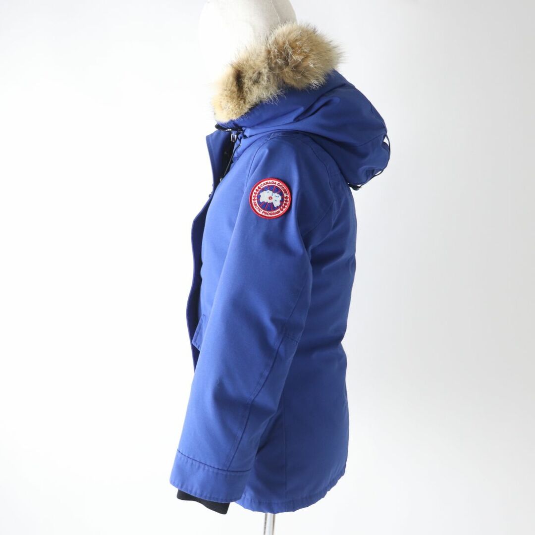 CANADA GOOSE(カナダグース)の良品★国内正規品 CANADA GOOSE カナダグース 2300JL CHARLOTTE PARKA シャーロット ファー・フード付 ZIP UP ダウンジャケット ブルー S/P レディースのジャケット/アウター(ダウンジャケット)の商品写真