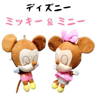 ディズニー(Disney)のディズニー　ミッキーミニー　ぬいぐるみ　赤ちゃん　ベビー　おもちゃ　ヴィンテージ(キャラクターグッズ)