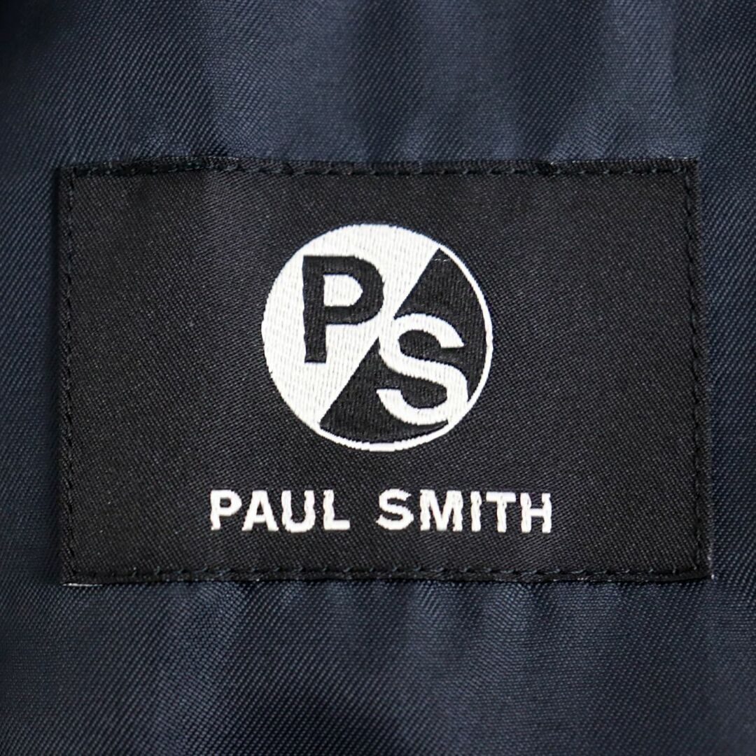 Paul Smith(ポールスミス)の良品●PS Paul Smith ポールスミス PY-BM-52273 ウール100％ ロング丈 チェスターコート/ロングコート グレー M 正規品 メンズ メンズのジャケット/アウター(チェスターコート)の商品写真