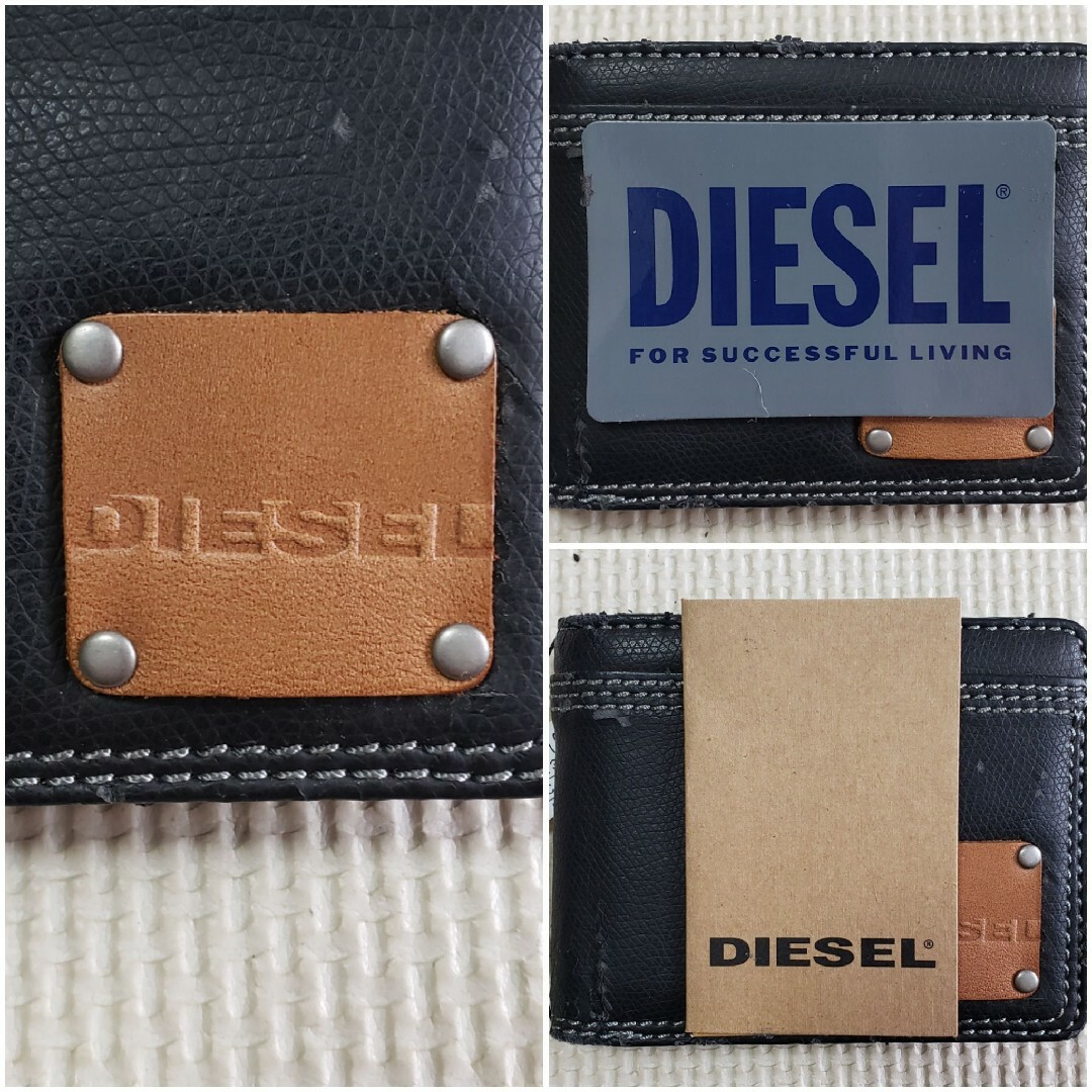 DIESEL(ディーゼル)の新品、未使用 DIESEL 折り財布(難あり) メンズのファッション小物(折り財布)の商品写真