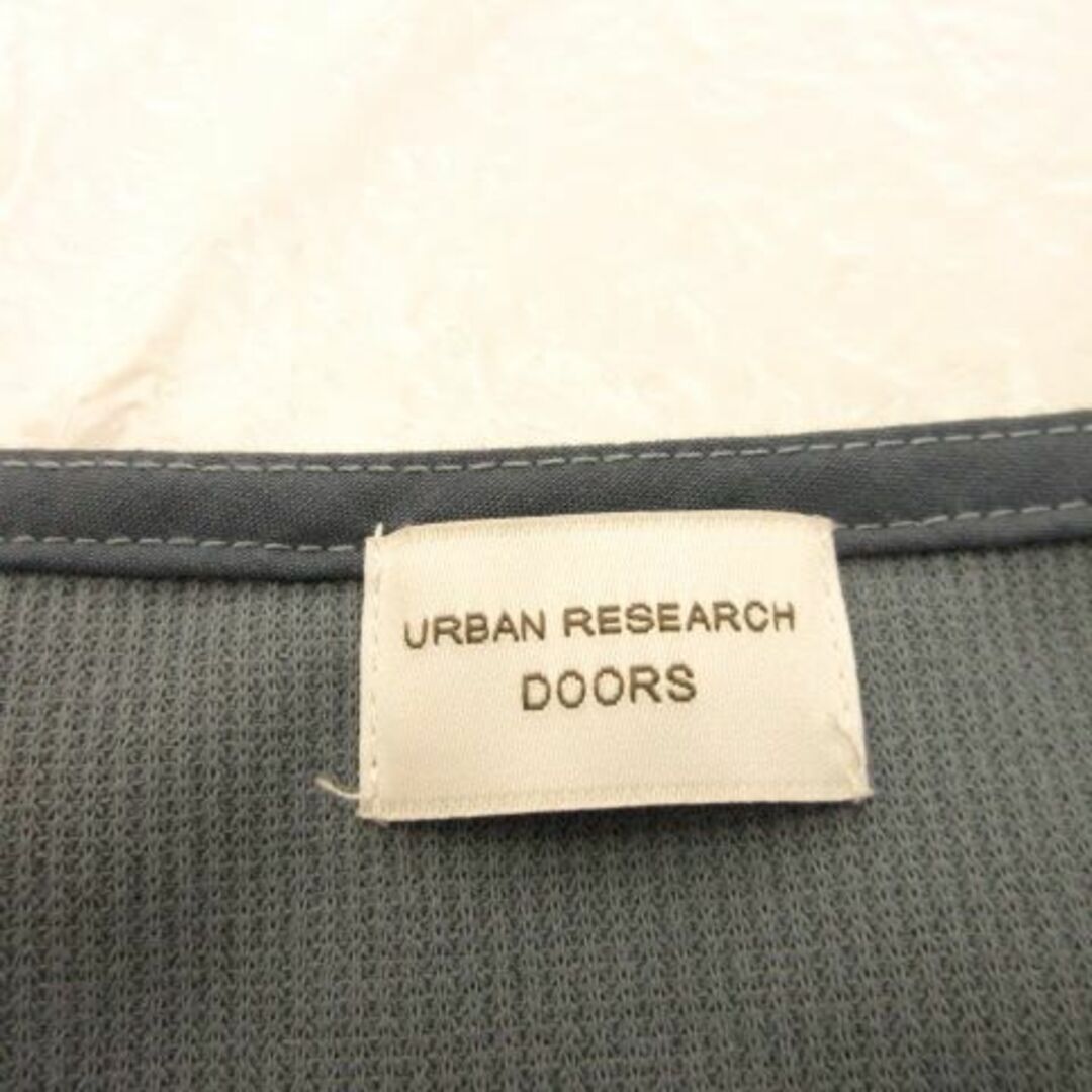 URBAN RESEARCH DOORS(アーバンリサーチドアーズ)のアーバンリサーチ ドアーズ ノースリーブカットソー 青 M レディースのトップス(カットソー(半袖/袖なし))の商品写真