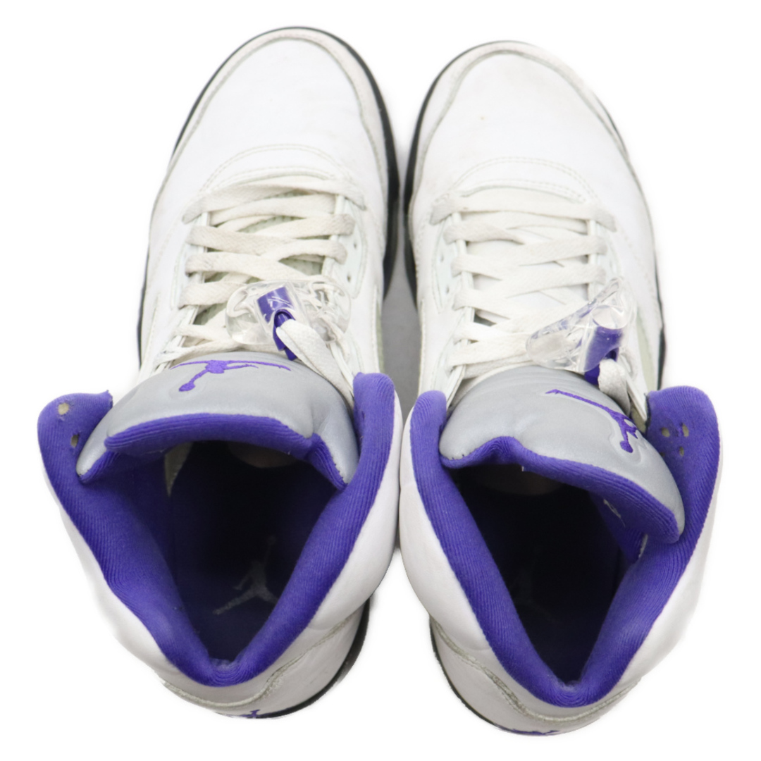 NIKE(ナイキ)のNIKE ナイキ AIR JORDAN 5 RETRO DARK CONCORD エアジョーダン5 レトロ ダークコンコルド ハイカットスニーカー ホワイト/パープル US11/29.0cm DD0587-141 メンズの靴/シューズ(スニーカー)の商品写真