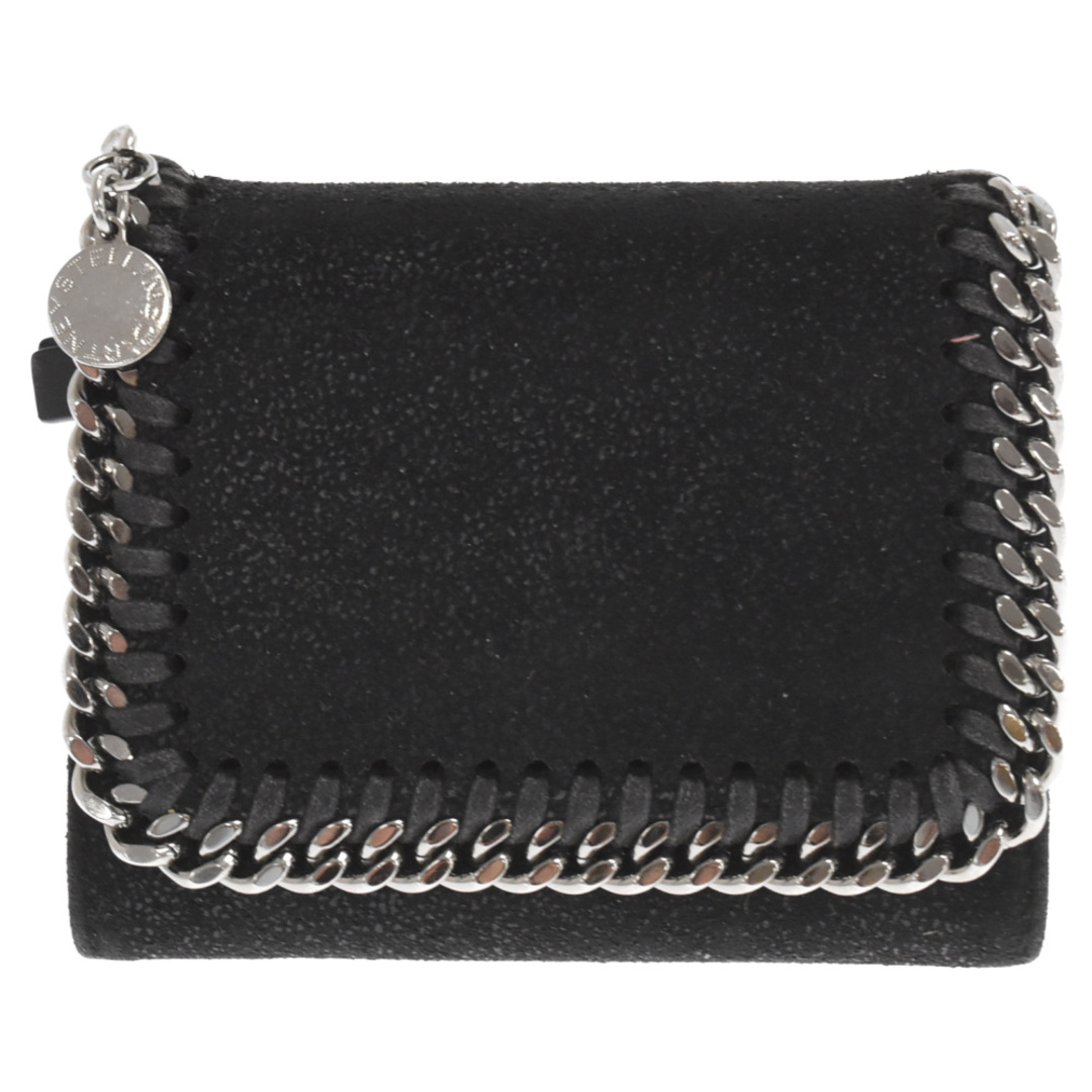 Stella McCartney(ステラマッカートニー)のSTELLA McCARTNEY ステラマッカートニー Mini Wallet Falabell ファラベラ ミニ ウォレット 3つ折り財布 ブラック 521371 メンズのファッション小物(折り財布)の商品写真