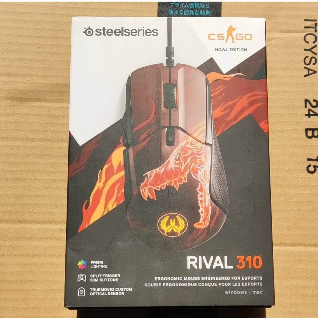 RIVAL310 steelserise CSGOモデル スマホ/家電/カメラのPC/タブレット(PC周辺機器)の商品写真