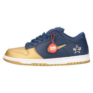 ナイキ(NIKE)のNIKE ナイキ ×SUPREME SB DUNK LOW OG QS METALLIC GOLD/NAVY シュプリーム ダンクロージエスビー ローカットスニーカー CK3480-700 ネイビー/ゴールド US11/29.0cm(スニーカー)