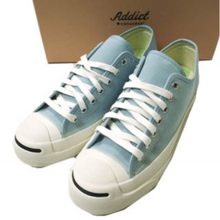 コンバース(CONVERSE)のCONVERSE ADDICT コンバースアディクト 23AW JACK PURCELL CANVAS ジャックパーセル キャンバス 1AD671 US7.5(26cm) LT.BLUE ローカット スニーカー シューズ【新古品】【中古】【CONVERSE ADDICT】(スニーカー)