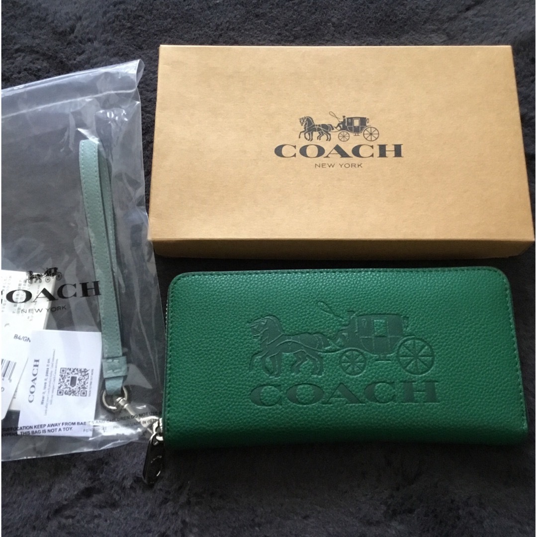 COACH(コーチ)の最終お値下げ❣️COACH コーチ  長財布 馬車 ホースアンドキャリッジ  レディースのファッション小物(財布)の商品写真