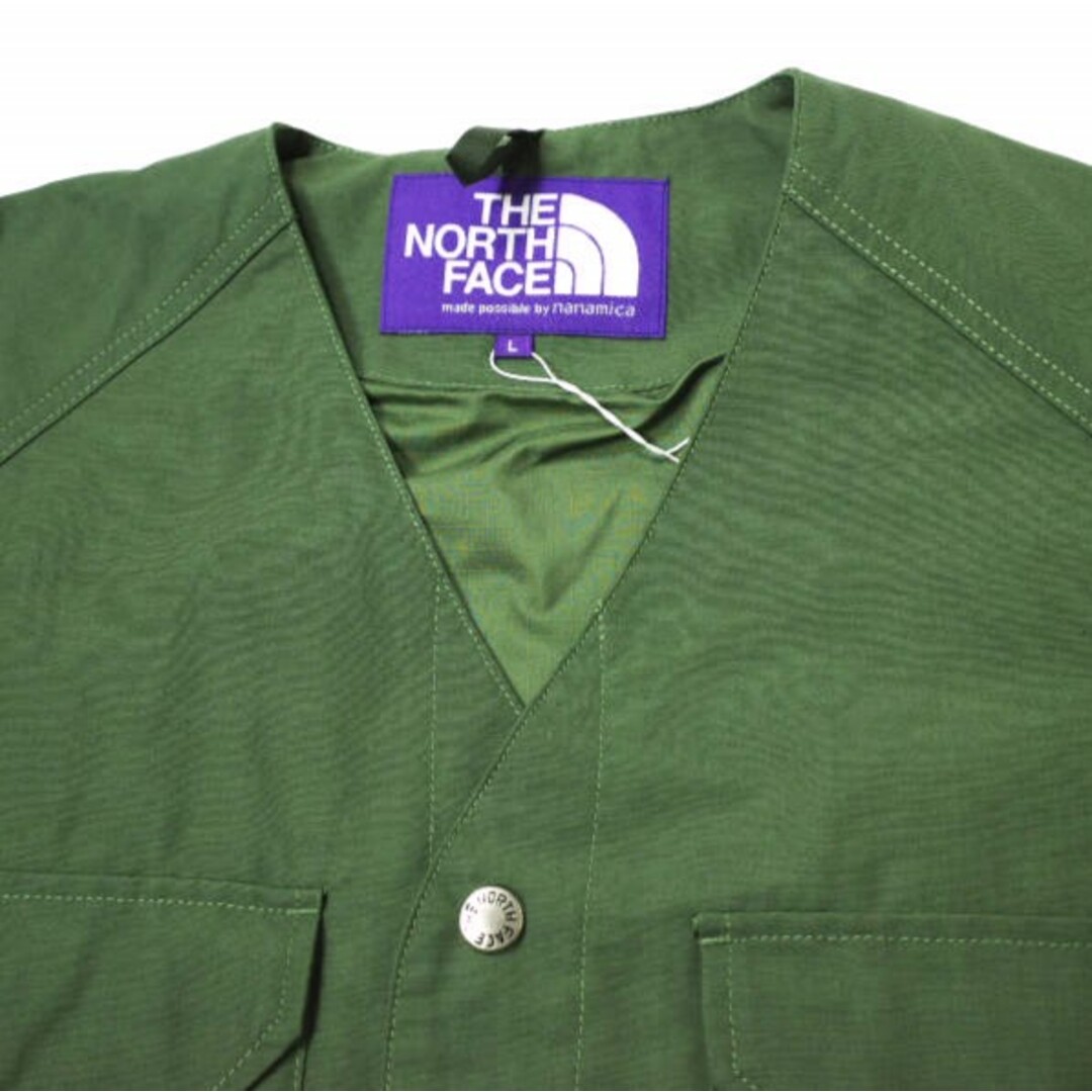 THE NORTH FACE PURPLE LABEL ザ・ノースフェイス パープルレーベル Mountain Wind Cardigan マウンテンウインドカーディガン NP2205N L KHAKI GREEN nanamica ブルゾン ジャケット アウター【新古品】【中古】【THE NORTH FACE PURPLE LABEL】 メンズのジャケット/アウター(ノーカラージャケット)の商品写真