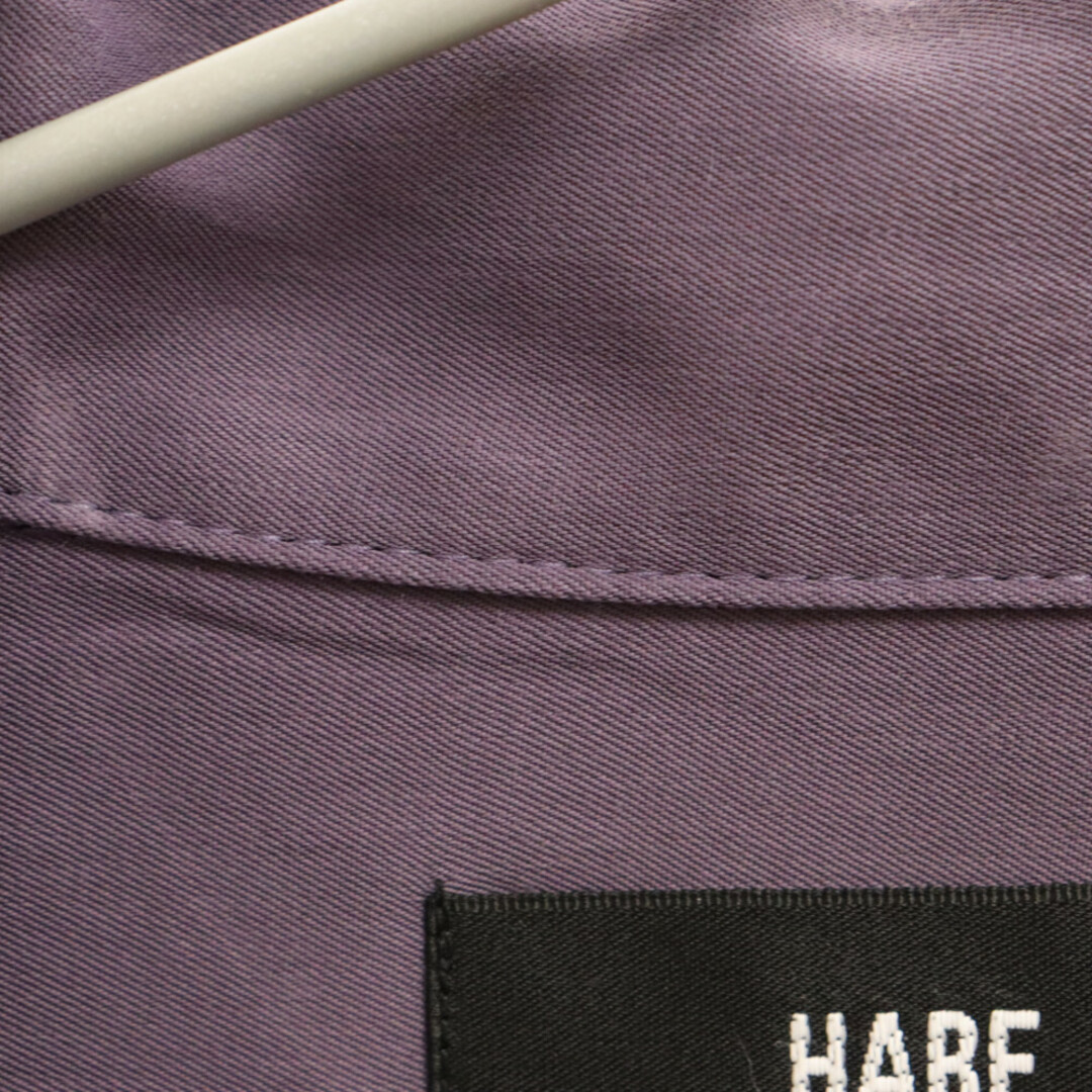 HARE(ハレ)のHARE ハレ 開襟 オープンカラーシャツ 半袖シャツ HA020021AA パープル メンズのトップス(シャツ)の商品写真