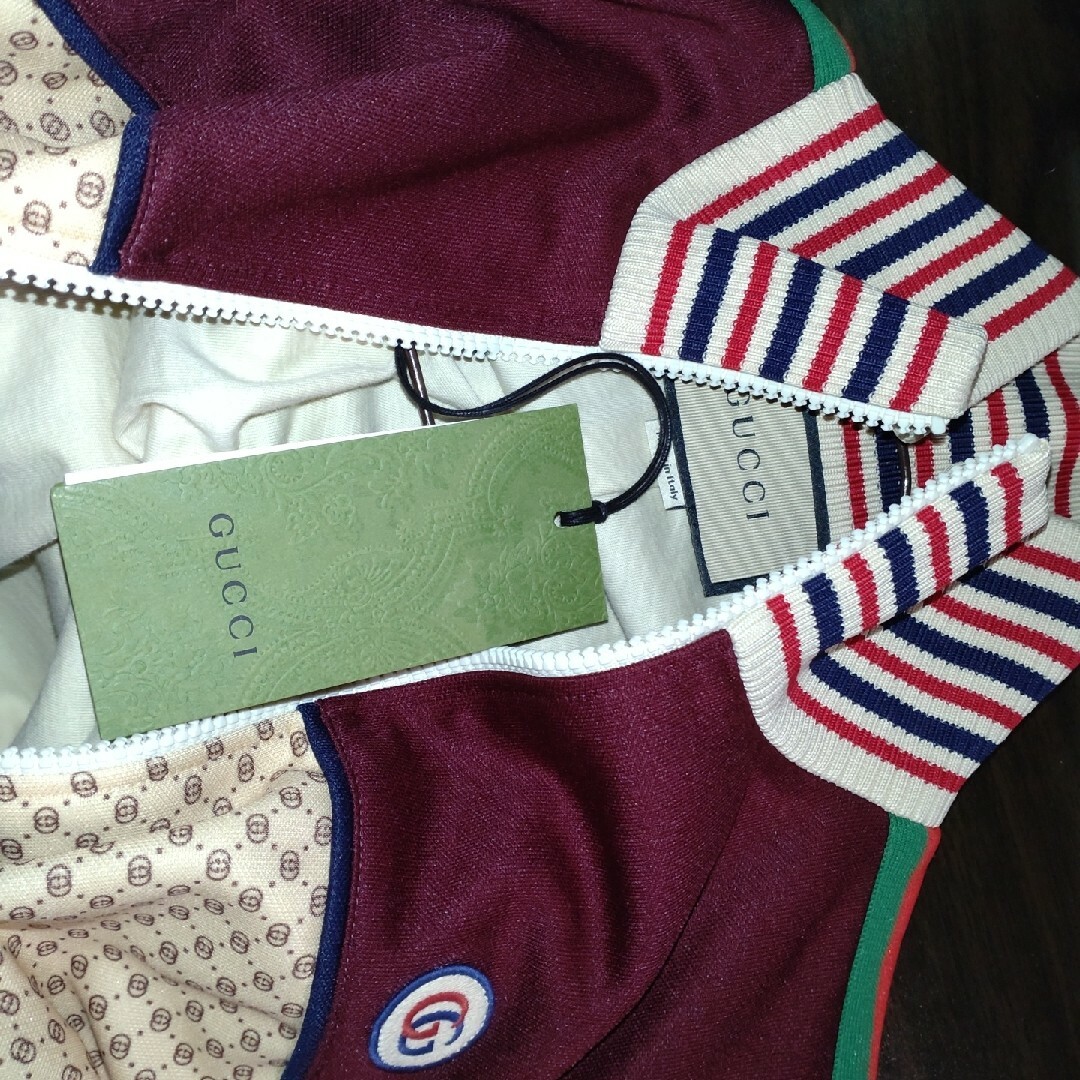 Gucci(グッチ)のグッチ　GUCCI　ジャケット　ジャージー　xs 新品(レディースM)　ブルゾン レディースのジャケット/アウター(ブルゾン)の商品写真