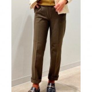 ユニクロ(UNIQLO)のユニクロ　ヒートテック　タックパンツ　S　スラックス　イージーパンツ(カジュアルパンツ)