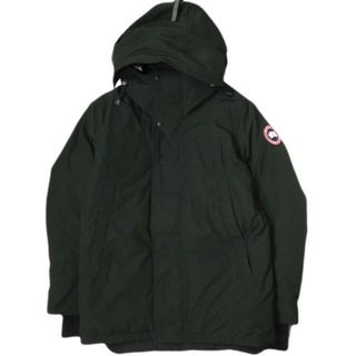 カナダグース(CANADA GOOSE)のCANADA GOOSE カナダグース カナダ製 Sanford Parka Fusion Fit サンフォードパーカ フュージョンフィット 3400MA M BLACK フーデッド ダウンジャケット 定価156,200円 アウター【新古品】【中古】【CANADA GOOSE】(ダウンジャケット)