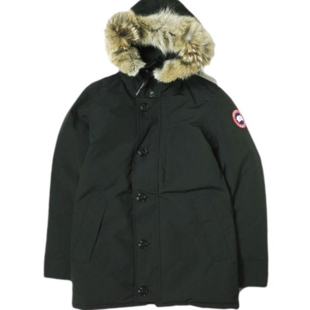 CANADA GOOSE(カナダグース)のCANADA GOOSE カナダグース カナダ製 JASPER PARKA ジャスパーパーカ 3438JM S BLACK ファー付き フーデッド ダウンジャケット 定価220,000円 アウター【新古品】【中古】【CANADA GOOSE】 メンズのジャケット/アウター(ダウンジャケット)の商品写真