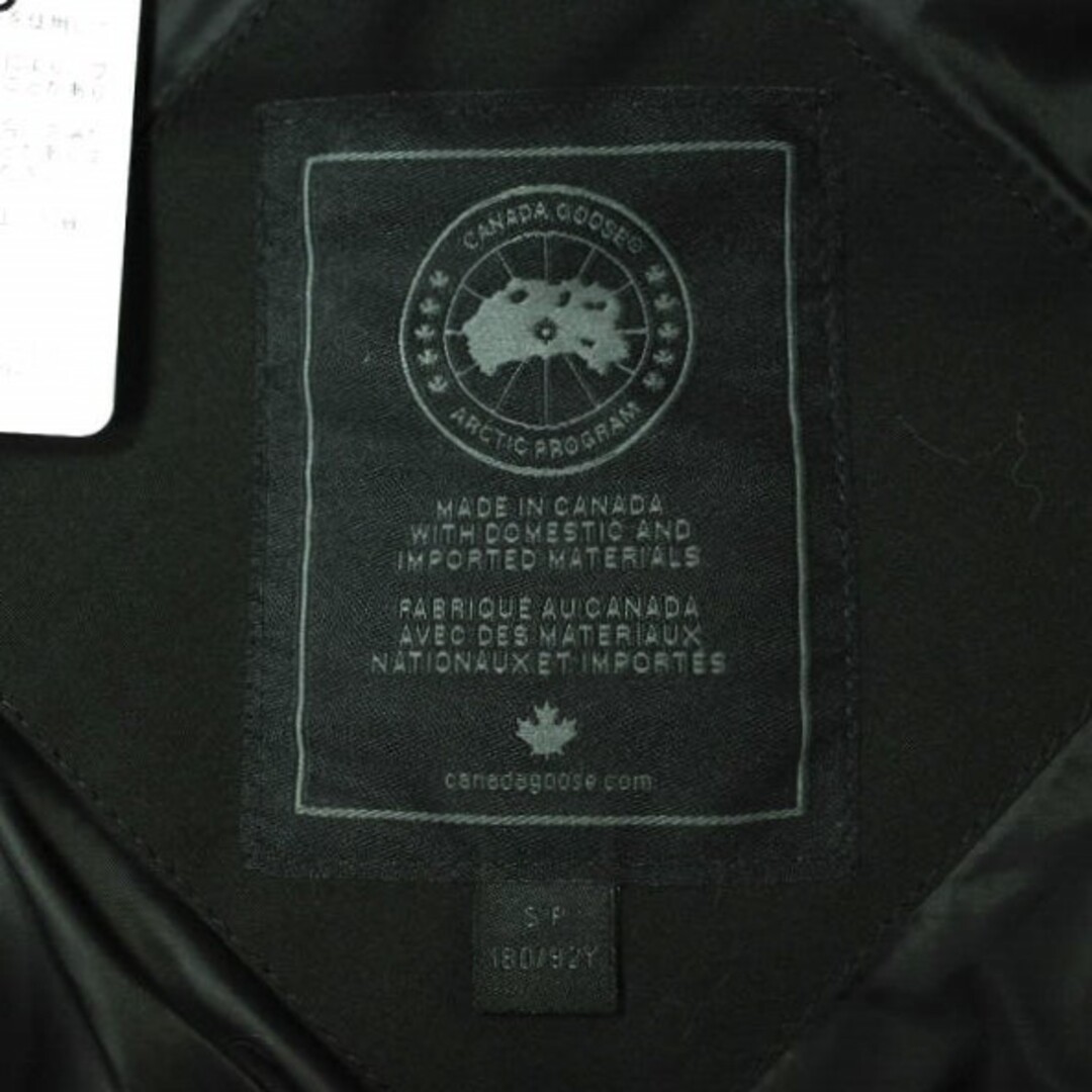 CANADA GOOSE(カナダグース)のCANADA GOOSE カナダグース カナダ製 CARSON PARKA BLACK LABEL カーソンパーカ ブラックレーベル 3805MB S BLACK ファー付き フーデッド ダウンジャケット 定価248,600円 アウター【新古品】【中古】【CANADA GOOSE】 メンズのジャケット/アウター(ダウンジャケット)の商品写真