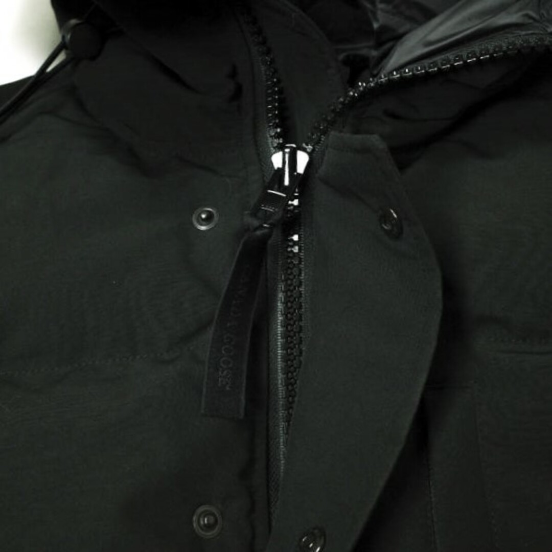 CANADA GOOSE(カナダグース)のCANADA GOOSE カナダグース カナダ製 CARSON PARKA BLACK LABEL カーソンパーカ ブラックレーベル 3805MB S BLACK ファー付き フーデッド ダウンジャケット 定価248,600円 アウター【新古品】【中古】【CANADA GOOSE】 メンズのジャケット/アウター(ダウンジャケット)の商品写真