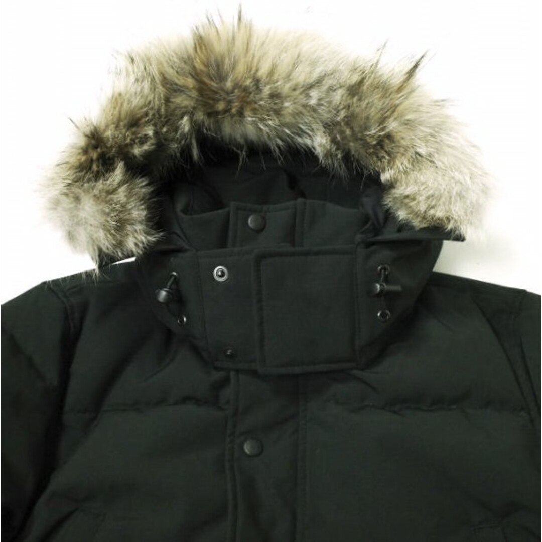 CANADA GOOSE(カナダグース)のCANADA GOOSE カナダグース カナダ製 Wyndham Parka Fusion Fit Heritage ウィンダムパーカ フュージョンフィット 3808MA S BLACK ファー付き フーデッド ダウンジャケット 定価234,300円 アウター【新古品】【中古】【CANADA GOOSE】 メンズのジャケット/アウター(ダウンジャケット)の商品写真