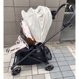 サイベックス(cybex)のサイベックス　メリオカーボン　ベビーカー　コットンホワイト　2023年モデル(ベビーカー/バギー)