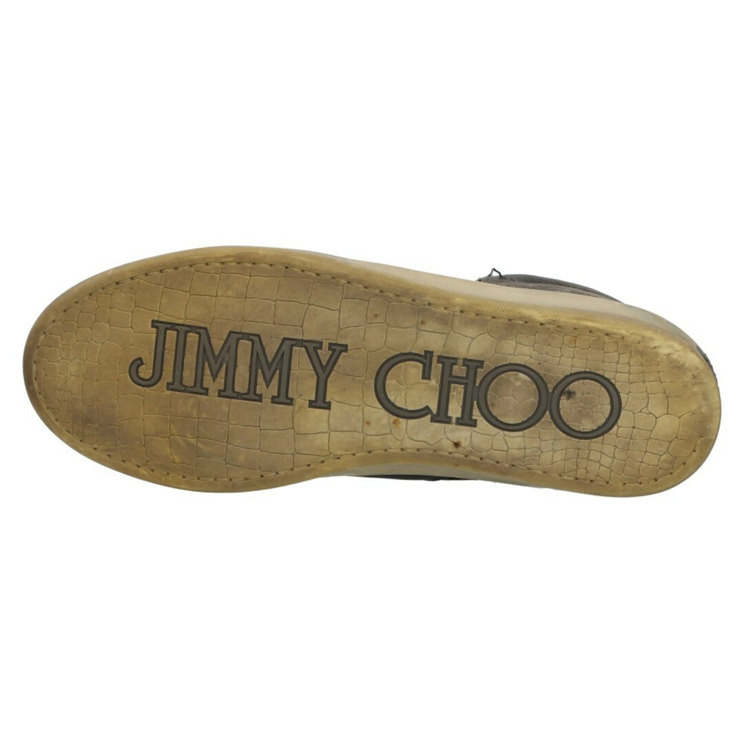 JIMMY CHOO(ジミーチュウ)のJIMMY CHOO ジミーチュウ スウェード レオパード ハイカットスニーカー メンズの靴/シューズ(スニーカー)の商品写真