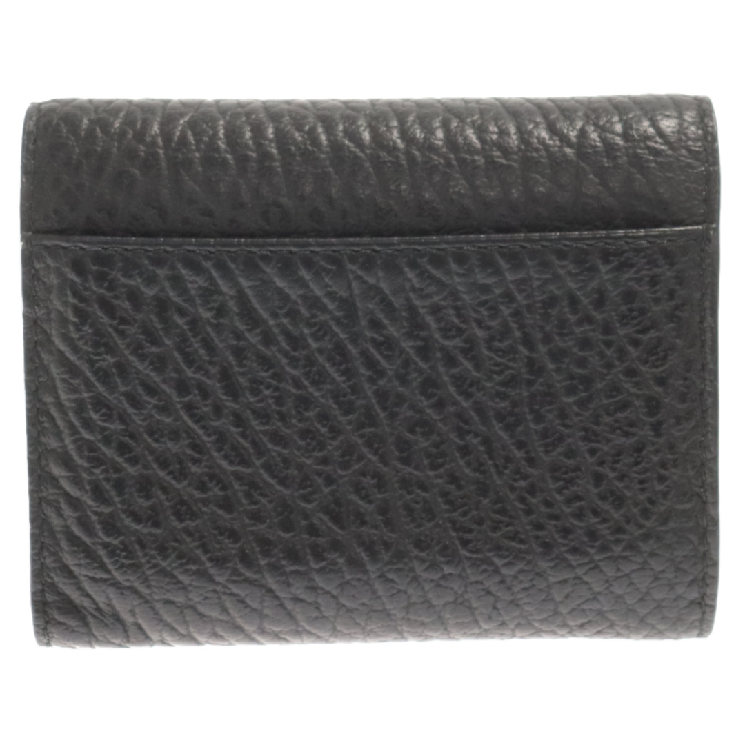 Maison Martin Margiela(マルタンマルジェラ)のMaison Margiela メゾンマルジェラ Zip Compact tri fold wallet ジップ コンパクト フォールド カウレザー ウォレット 三つ折り財布 ブラック SA3U0010 メンズのファッション小物(折り財布)の商品写真