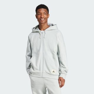 アディダス(adidas)のアディダス　 adidas ラウンジ フレンチテリー フルジップ パーカー　L(パーカー)